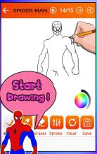 How To Draw Spider-Man (Spider Drawing)截图3