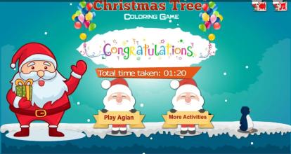 Christmas Coloring Game - Addition and Subtraction截图3