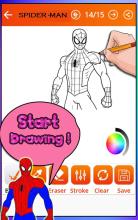 How To Draw Spider-Man (Spider Drawing)截图1