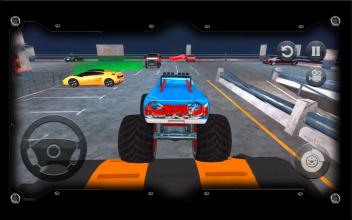 Monster Truck City Parking Real Simulation Game 3D截图1