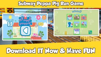 Subway Peppa Run Pig Game截图1