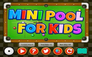 Mini Pool for Kids截图1