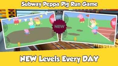 Subway Peppa Run Pig Game截图3