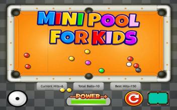 Mini Pool for Kids截图2