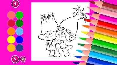 Coloring Book Troll Poppy截图5