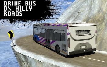 Modern Bus Station Tourist Offroad Uphill Drive 3D截图3