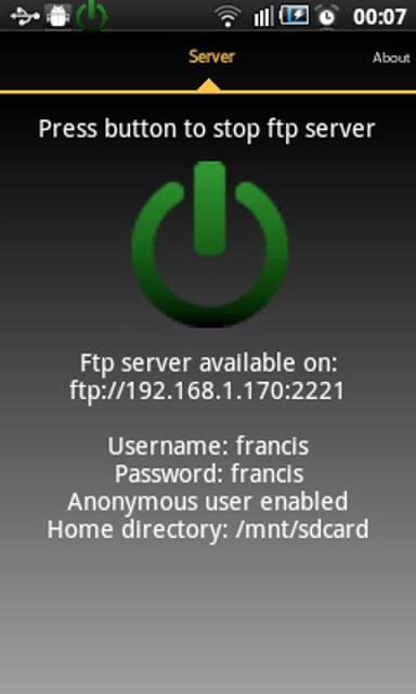 FTP 服务器截图2