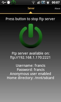 FTP 服务器截图