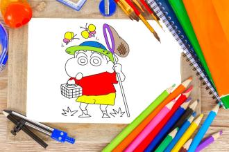 coloring game for Shinchan截图5