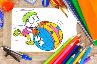 coloring book : Nobita Super Heroes截图5