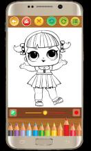 Lol coloring book for Draw Dolls Surprise截图4