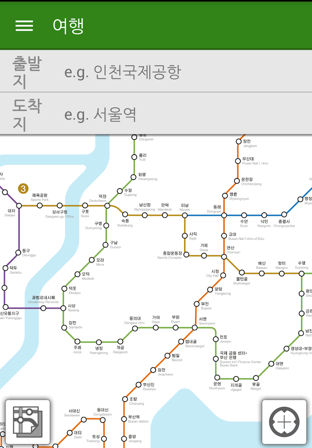 NAVITIME Transit - 韩国截图5