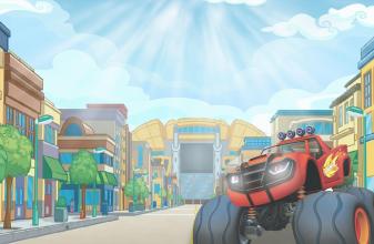 Blaze Car Racing : Road monster截图3