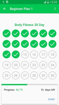 30天健身锻炼截图