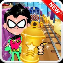 Brave Teen Titans - Go Adventure Runner Robin截图1