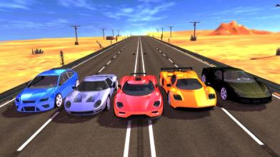 Highway Racer 2018 Free - Desert Car截图1