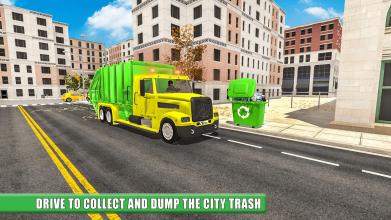 City Garbage Truck Simulator 2018截图2