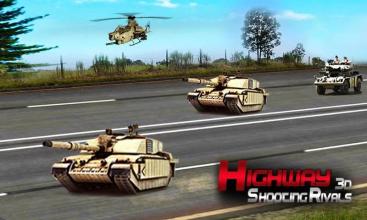 Highway Shooting Rivals 3D截图1