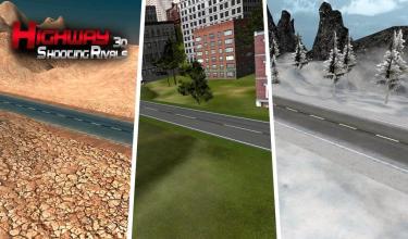 Highway Shooting Rivals 3D截图2