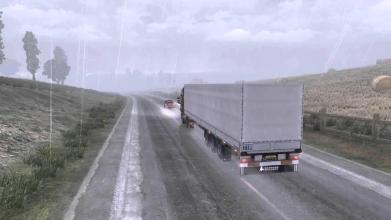 Truck Driver Rainy Transport截图2