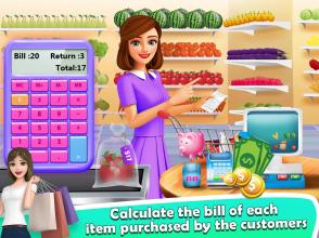 Supermarket Cashier Game: Fun Grocery Shopping截图1