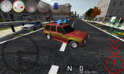 Duty Driver Firetruck LITE截图4