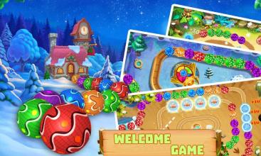 Marble Bubble - Christmas game截图1