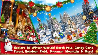 Hidden Object Christmas Celebration Holiday Puzzle截图4