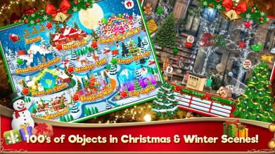 Hidden Object Christmas Celebration Holiday Puzzle截图3