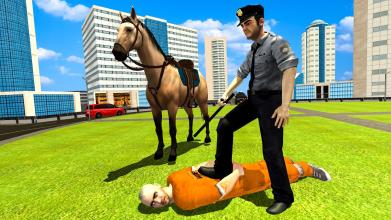 警察马犯罪追逐3D截图1