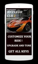 KEYS FOR csr2 Racing截图3