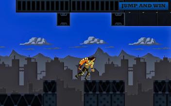 Subway Tap Pixel Gun: 2D Dash Adventure Game截图4