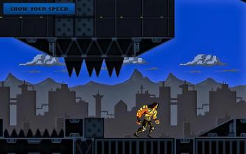 Subway Tap Pixel Gun: 2D Dash Adventure Game截图2