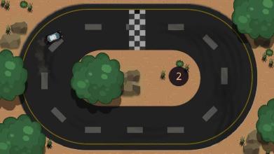 Drift or Crash - Car Race 2D截图1