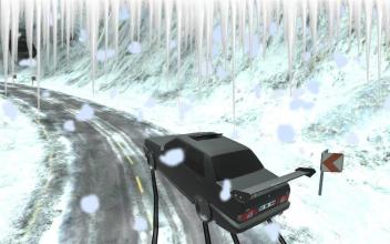 Snowy City Car Drift截图3