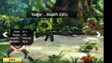 Jungle Sniper Hunting 3d截图3