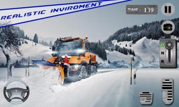 Snow Plow Truck Driver 3D截图1