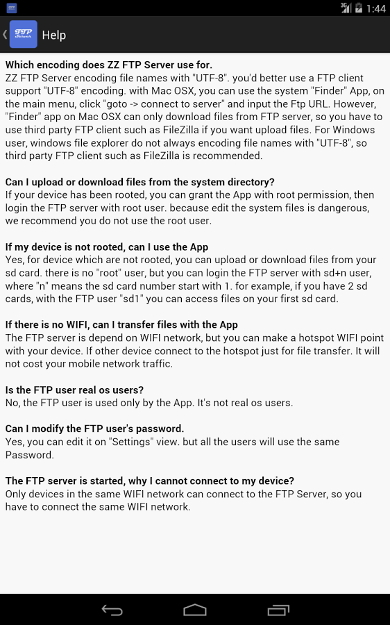 ZZ FTP Server截图2