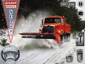 Snow Plow Truck Driver 3D截图3