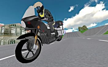 Police Motorbike Highway Rider截图2