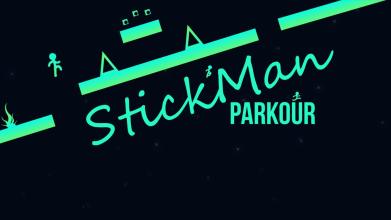 stickman run parkour space截图2