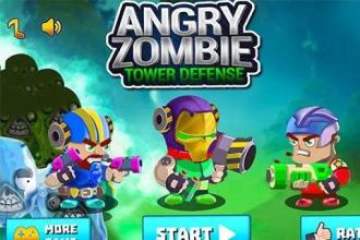 Angry Zombie Tower Defense截图1