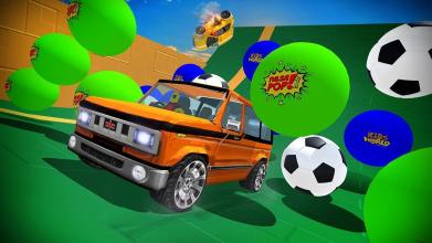 Superhero Hill climbing race 3D截图1