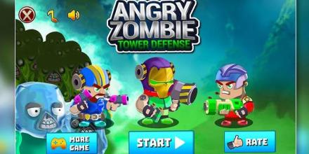 Angry Zombie Tower Defense截图5