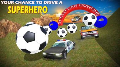 Superhero Hill climbing race 3D截图2