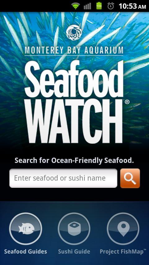 观赏海洋生物 Seafood Watch截图1