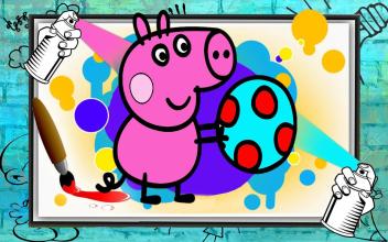 Peepa pig Coloring book截图2