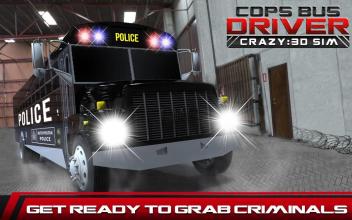 Cops Bus Driver: Crazy 3D Sim截图1