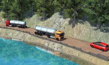 Oil Tanker Off Road Truck Sim - Hill Climb Driving截图1