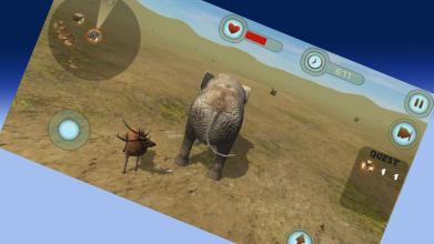 Wild Jungle Elephant Attack截图1